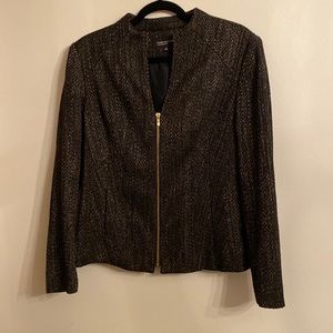 Jones Of NY Zip Front Jacket Size 10